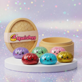 Coffret 6 Squishy Dumpling à Paillettes — l'ensemble complet