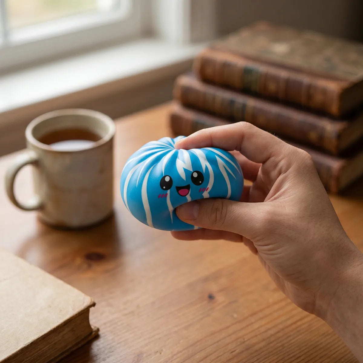 Squishy Dumpling Mystère Bao Moelleux — en décoration de bureau