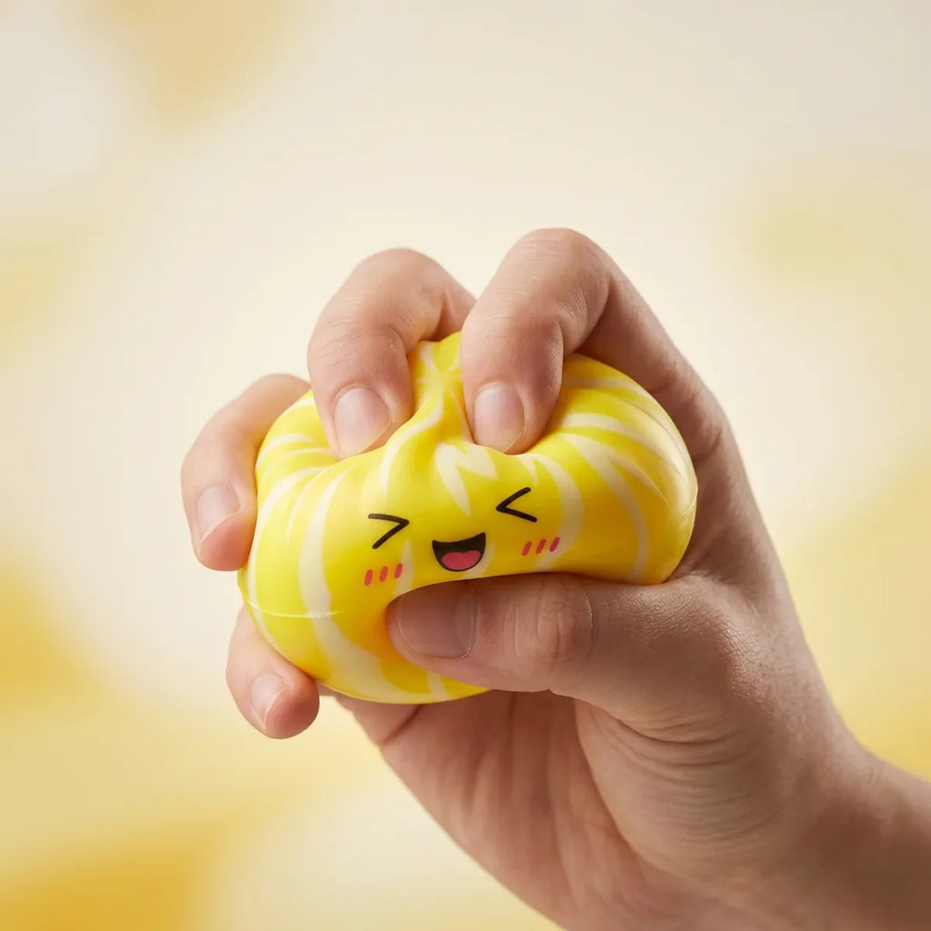Squishy Dumpling Mystère Bao Moelleux — pressé entre les doigts