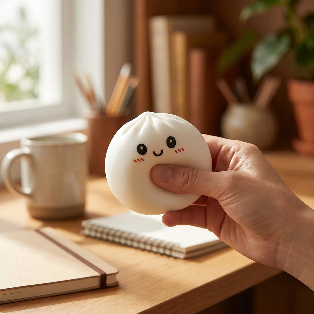 Squishy Dumpling Mystère Boîte Surprise — en décoration de bureau