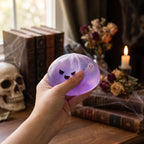 Squishy Dumpling Fantôme Violet — utilisé comme anti-stress