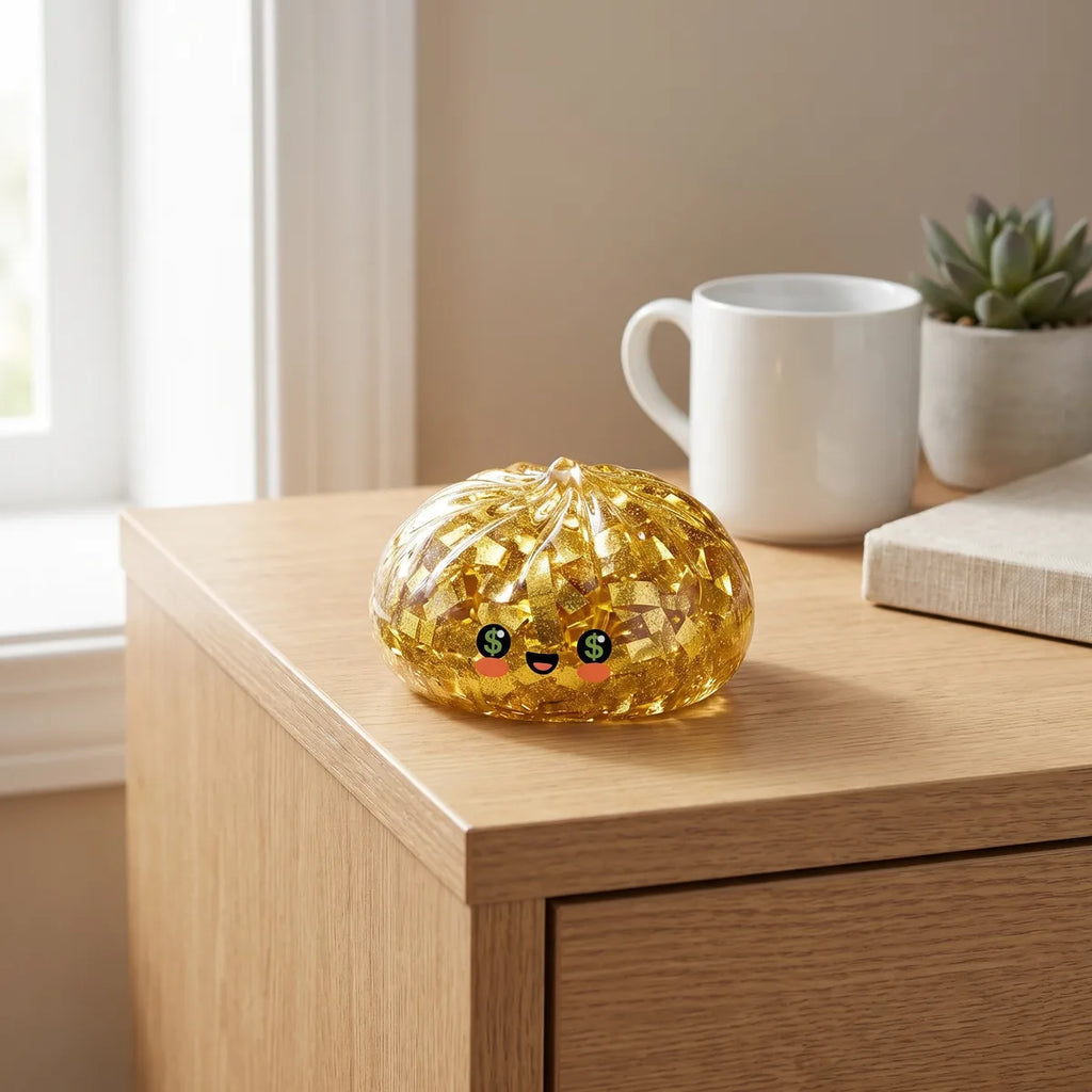 Squishy Dumpling Or Porte-Bonheur — en décoration d'intérieur