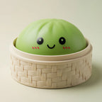 Squishy Dumpling Vert Matcha — gros plan sur la texture