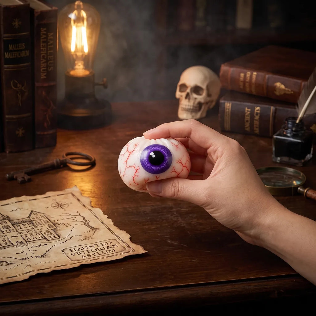 Coffret Squishy Dumpling Halloween 5 pièces — manipulé entre les doigts