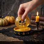 Coffret Squishy Dumpling Halloween 5 pièces — gros plan sur la texture