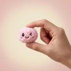 Coffret 6 Porte-clés Squishy Dumpling — accroché à un sac