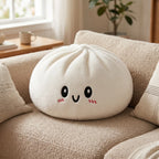 Squishy Dumpling Coussin 25 cm — dans une chambre