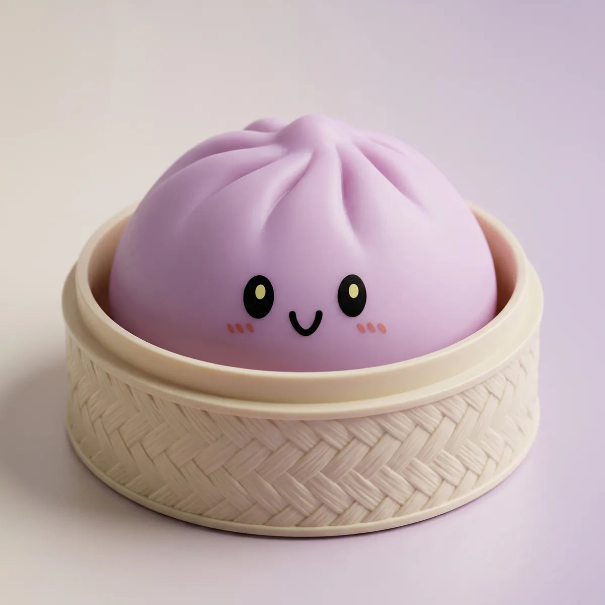 Squishy Dumpling Magenta Fruits Rouges — gros plan sur la texture