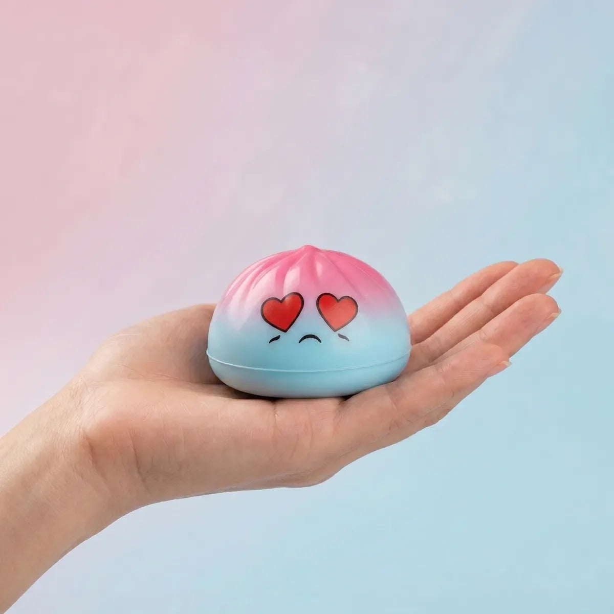 Trio Mini Squishy Dumpling Kawaii — tenu dans la main
