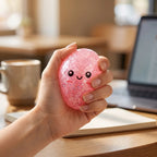 Mini Squishy Dumpling Métallisé — en décoration de bureau