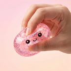 Mini Squishy Dumpling Métallisé — pressé entre les doigts