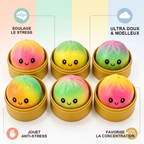 Mini Squishy Dumpling Mystère Dégradé — détail des finitions