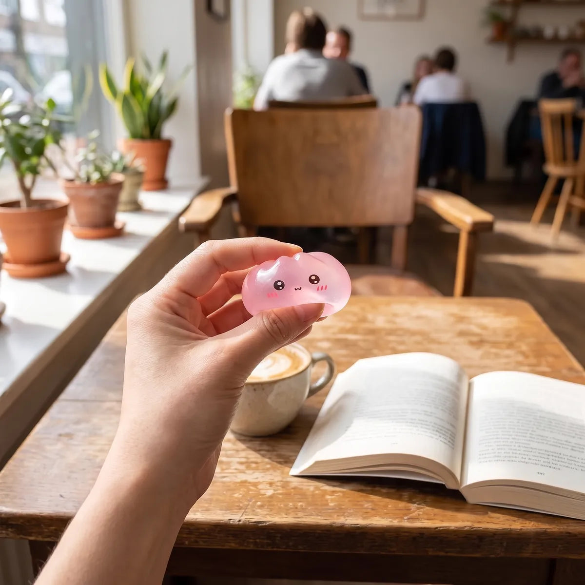 Lot de 7 Mini Squishy Dumpling Sucre — en décoration de bureau