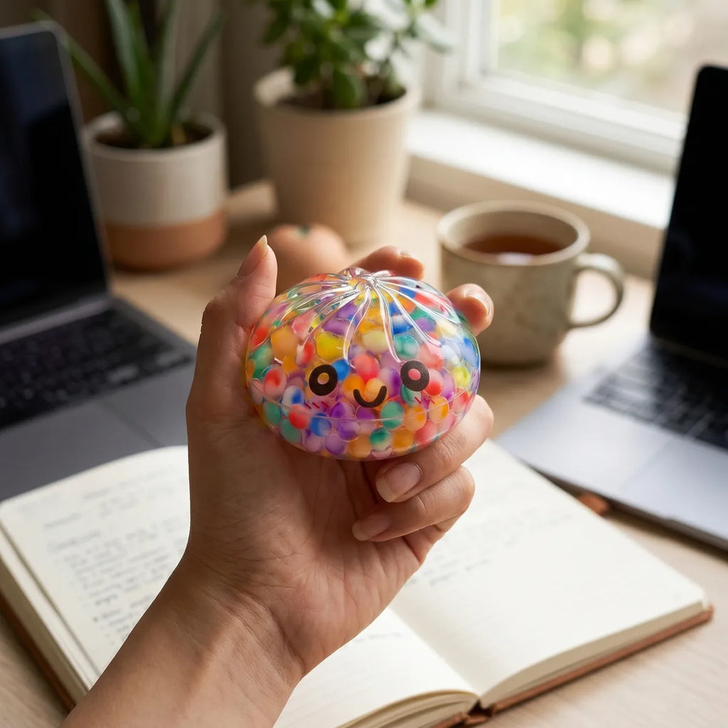 Squishy Dumpling Mystère Bulle Pastel — en décoration de bureau