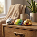 Squishy Dumpling Mystère Série Courte — dans son panier vapeur en bambou