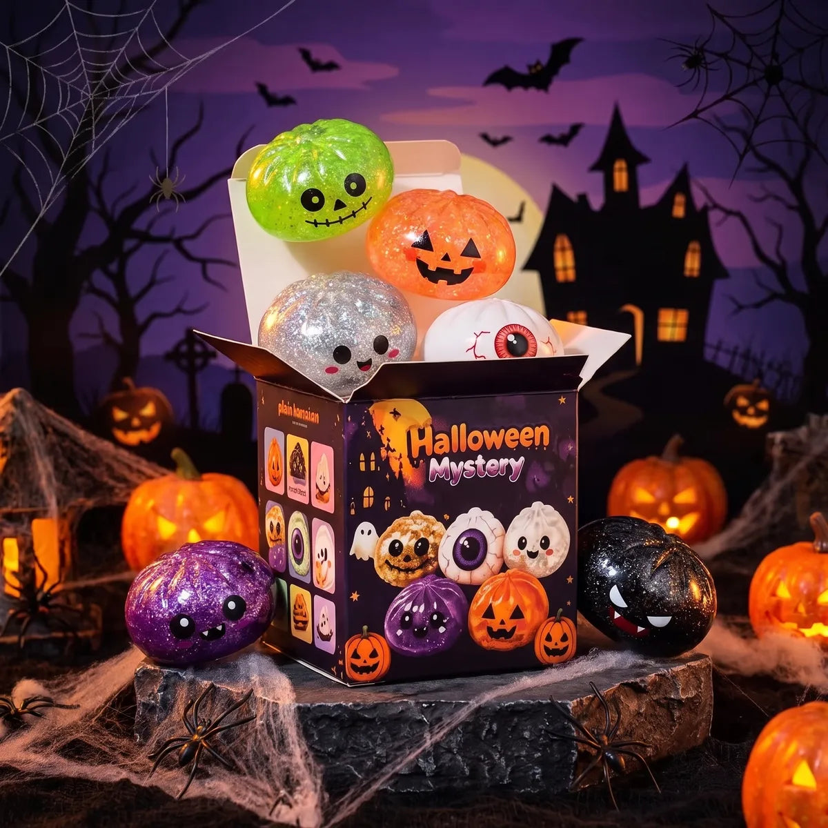 Squishy Dumpling Mystère Halloween — vu de face