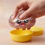 Squishy Dumpling Galaxie Rose — pressé entre les doigts