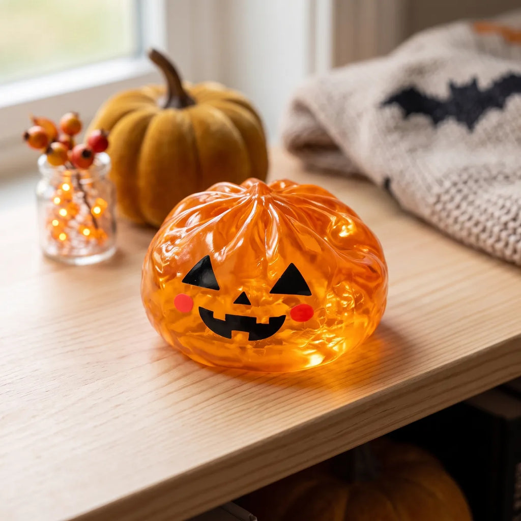 Squishy Dumpling Citrouille translucide — Halloween — en décor d'Halloween