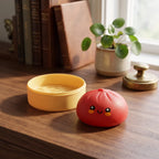 Squishy Dumpling Brioche Rouge — en situation