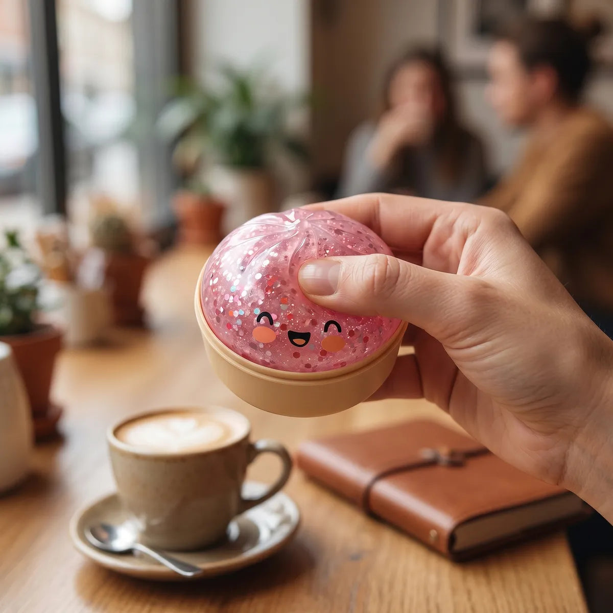 Squishy Dumpling Mystère Brioche — en décoration de bureau