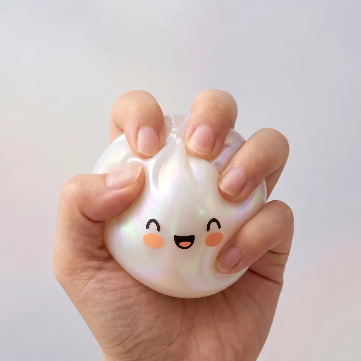 Squishy Dumpling Mystère Brioche — en situation de jeu