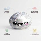 Squishy Dumpling Argent Chromé — détail des finitions