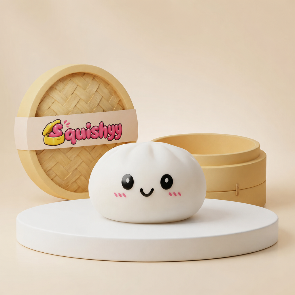 Squishy Dumpling Blanc Neige