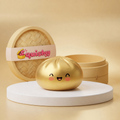 Squishy Dumpling Brioche Dorée — vu de face sur fond neutre