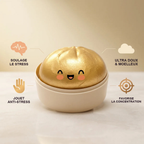 Squishy Dumpling Brioche Dorée — détail des finitions