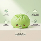 Squishy Dumpling Bubble Vert Jade — détail des finitions