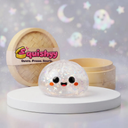 Squishy Dumpling Fantôme irisé — Halloween — vu de face