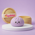 Squishy Dumpling Magenta Fruits Rouges