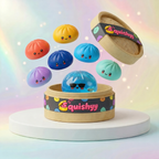 Squishy Dumpling Mystère Été — vu de face sur fond neutre