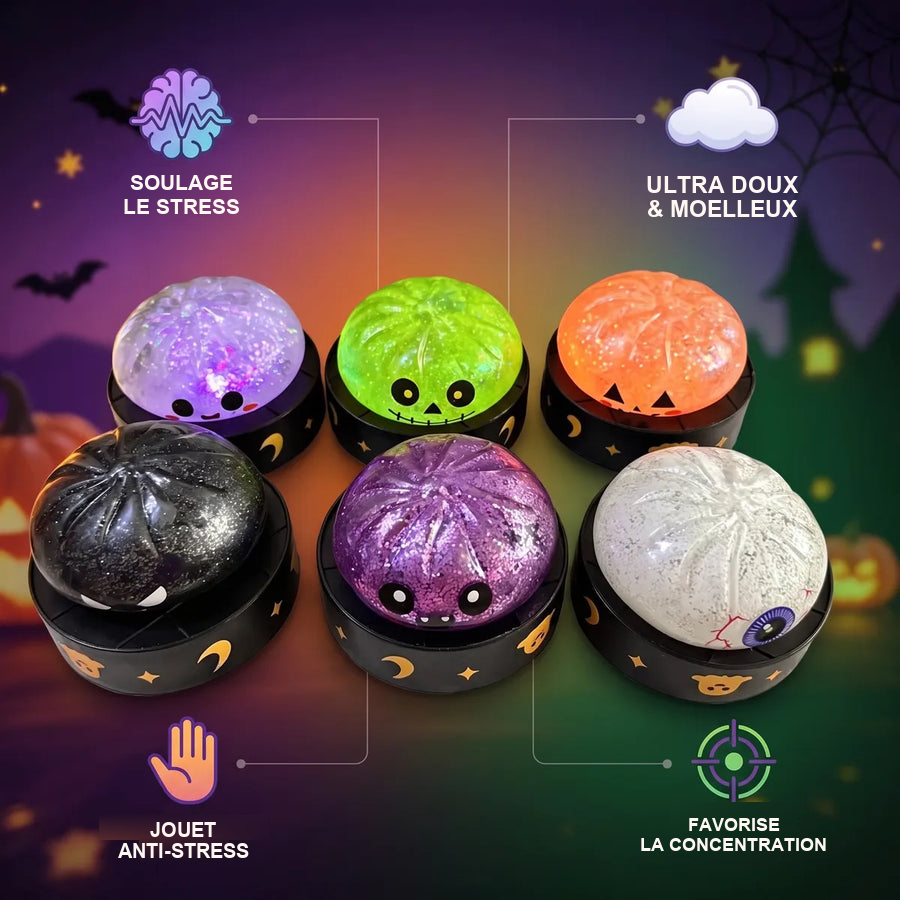 Squishy Dumpling Mystère Halloween — les six modèles possibles