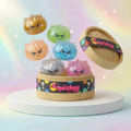 Squishy Dumpling Mystère Licorne Série Courte — vu de face sur fond neutre