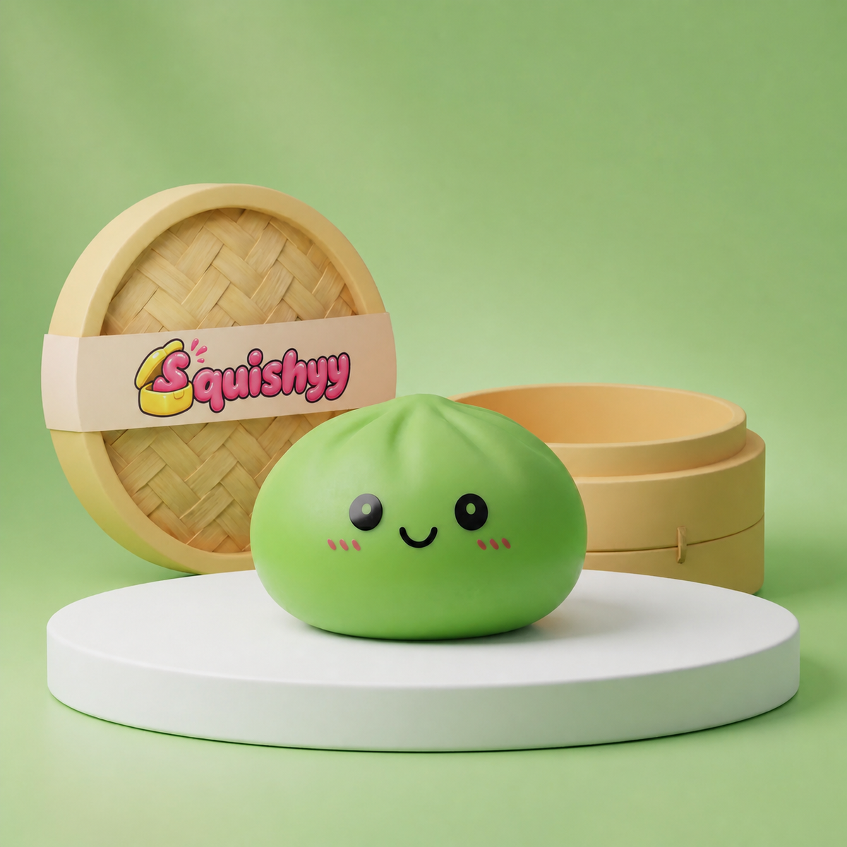 Squishy Dumpling Vert Matcha