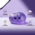 Squishy Dumpling Violet à Paillettes — détail des finitions
