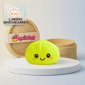 Veilleuse Squishy Dumpling Jaune — vue de face sur fond neutre