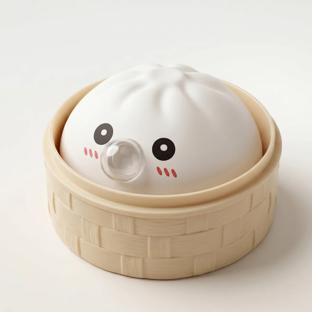 Squishy Dumpling Bubble Blanc — macro de la surface