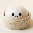 Squishy Dumpling Blanc Neige — gros plan sur la texture
