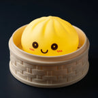 Veilleuse Squishy Dumpling Jaune — macro de la surface