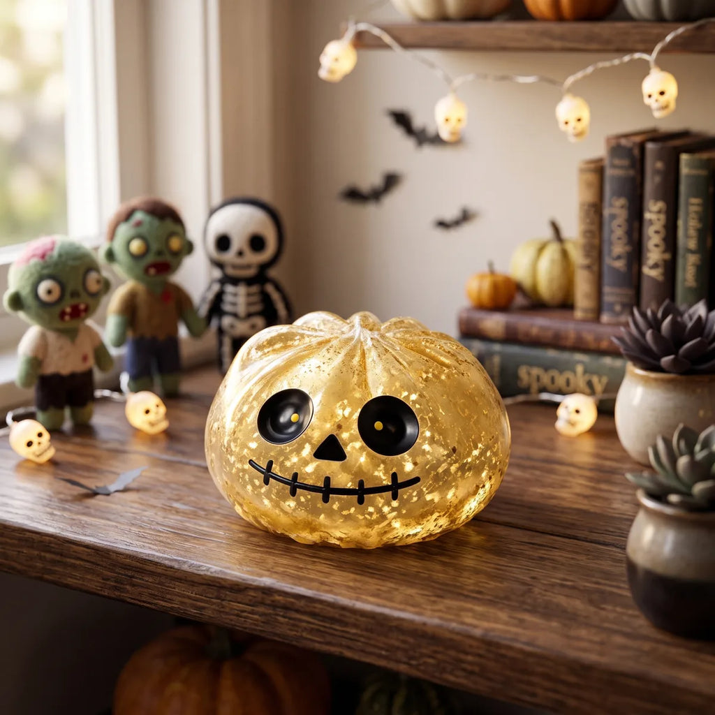 Squishy Dumpling Zombie doré — Halloween — en décor d'Halloween