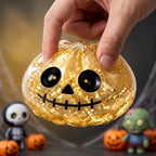Squishy Dumpling Zombie doré — Halloween — gros plan sur la texture