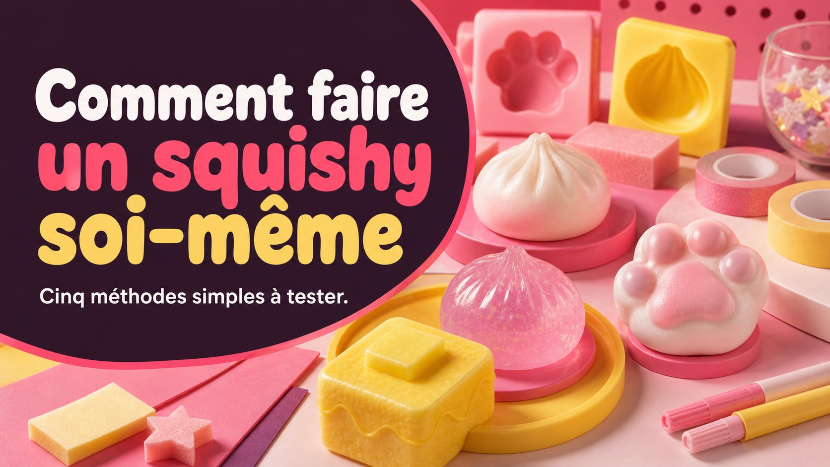 Comment faire un squishy soi-même : 5 méthodes testées