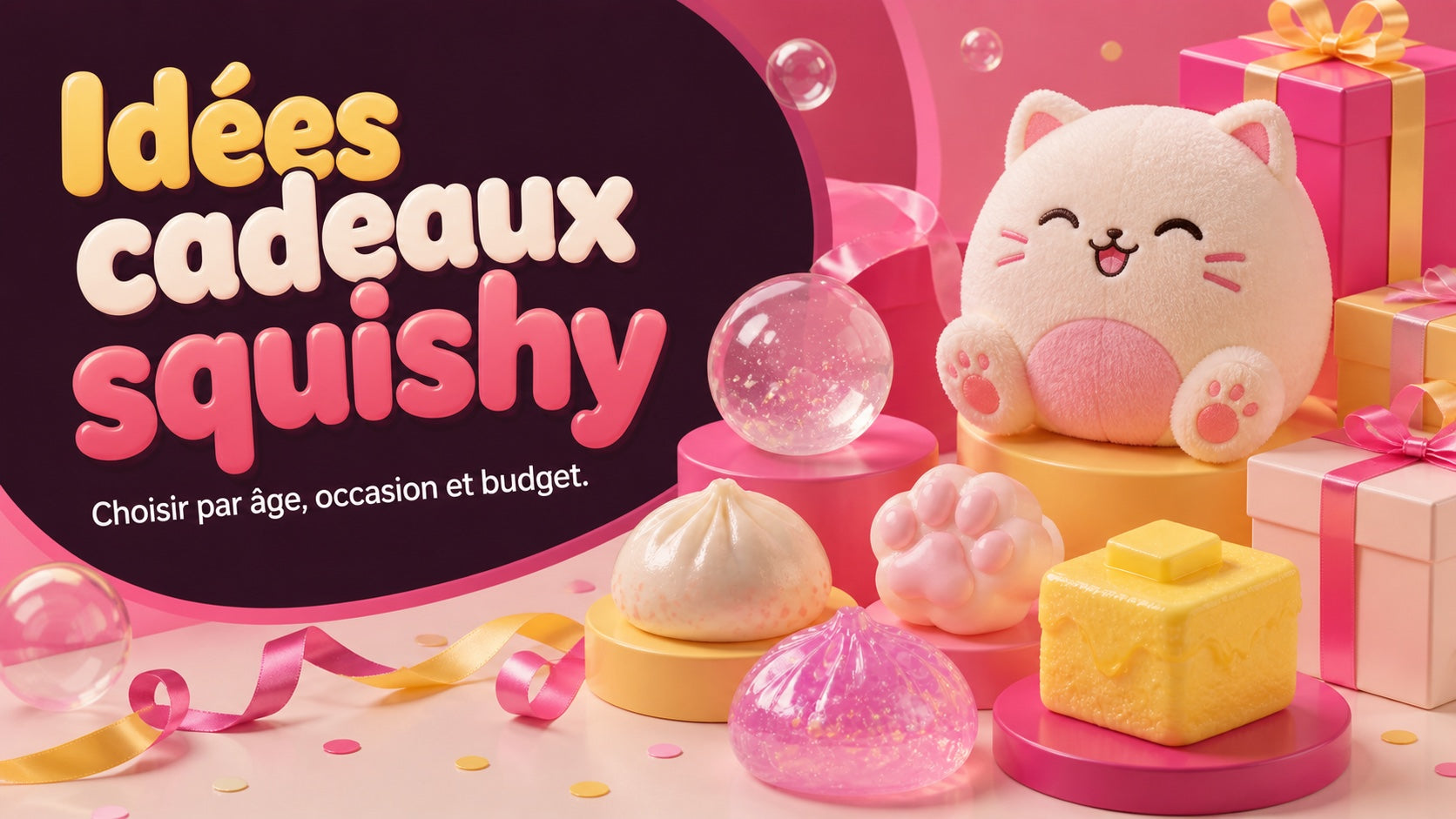 Idées cadeaux squishy : le guide par âge et par budget