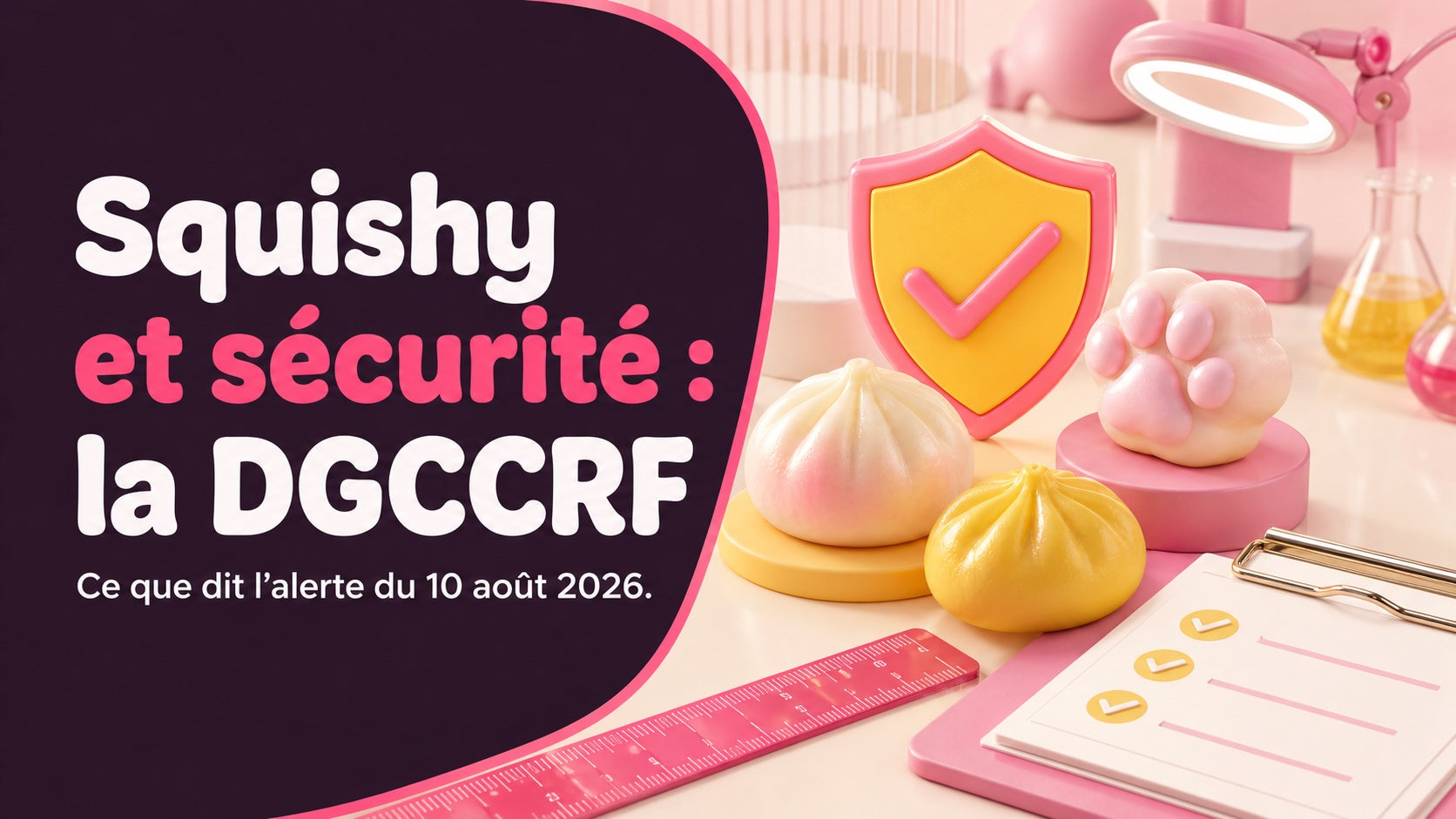 Squishy et danger : ce que dit la DGCCRF, et ce que nous vérifions