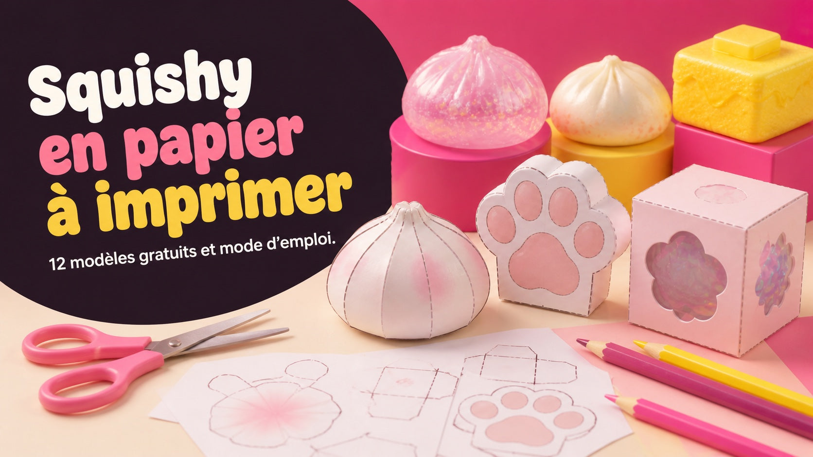 Squishy en papier à imprimer : le guide complet